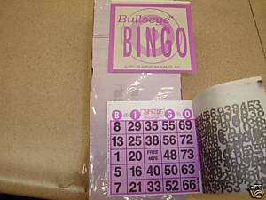 SET 1000 BONANZA BINGO CARDS FLAT (sealed bingo cards)  