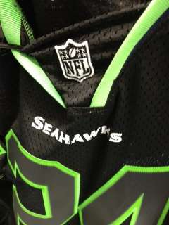 Seahawks Jersey BLACK/LIME GREEN   SUPER RARE   Lynch   Williams 