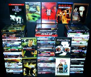 100 DVDs   Huge Lot   Action, Horror, Comedy, Drama, Thriller. GREAT 