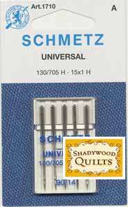 Light ballpoint needle for all woven and knitted fabrics. Designed to 