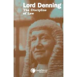    The Discipline of Law [Paperback] Baron Alfred Denning Books