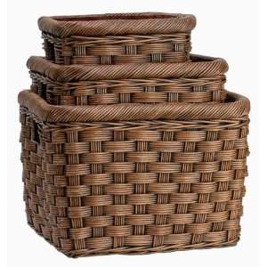  The Basket Lady Heavy Square Storage Basket