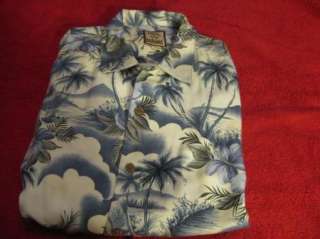   NICE mens TOMMY BAHAMA s/s silk button up hawaiian camp shirt M  