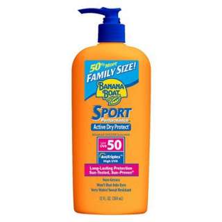 Banana Boat Sport Family Size Lotion Sunscreen SPF 50   12 oz.Opens in 