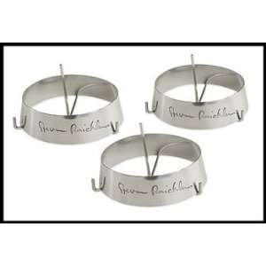   Barbecue Stainless Steel Round 3pc. Grilling Ring Set