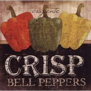  Crisp Bell Peppers   Poster by Jennifer Pugh (12x12)