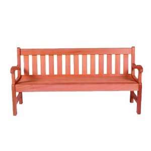  Classic Style Western Red Cedar Bench with Exterior Stain 