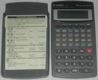 Canon F 720 Scientific Statistical Calculator  