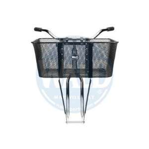 Wald 957 Front Mesh Bicycle Basket (21 x 15 x 9, Black)  