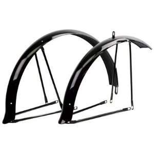  Pyramid Cruiser Bicycle Fenders, Full, Black Sports 