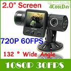 2012 Newest Car DVR 1080P 30fps 720p 60fps F6000 2.0 Screen Motion 