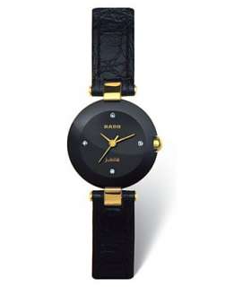 Rado Watch, Coupole Jubile Black Leather Strap R22829715   Strap 