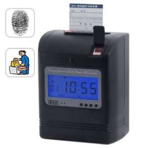  Attendance Time Card Recorder + Fingerprint Verification 