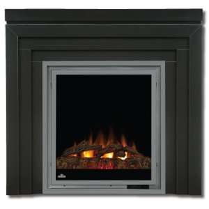   Black Electric Fireplace 5000 BTU Electric 1500 Watt Fireplace with