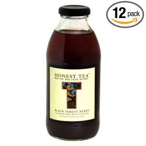 Honesttea Tea Iced Black Berry/Caffein Free (100% Organic), 16 Ounce 