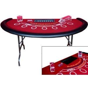  Casino Style Blackjack Table with Folding Legs (BT7337 