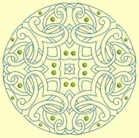   Quilt Circles Machine Embroidery Design CD 100 designs 4x4 8x8  