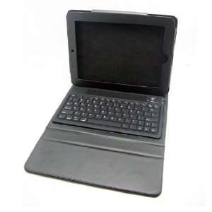  iPad Compatible Wireless Bluetooth Keyboard with Leather 