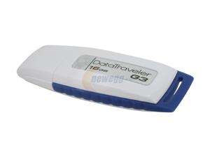 Kingston DataTraveler G3 16GB USB 2.0 Flash Drive (White & Blue)