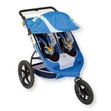   new kelty deuce jogging stroller blueberry two seats for twins or