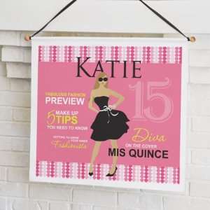  Quinceanera Fashionista Custom Banner