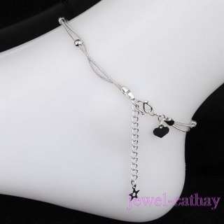 fashionale chain & heart anklet / ankle bracelet TA20  