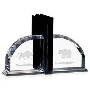  Personalized Crystal Stock Market Bookends