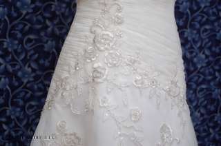 Mon Cheri 15261 Golden Ivory Tulle Wedding Dress 8 NWT  