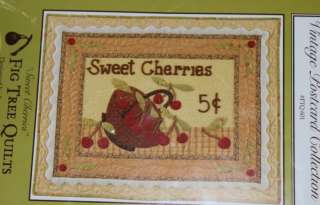 Sweet Cherries~Vintge Postcard Collection Quilt Pattern  