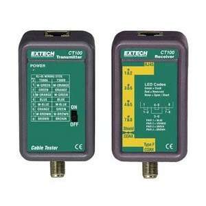  Extech Cable Tester Network & CATV Twisted Pair & F Type 