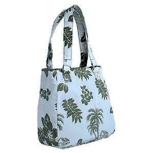  Green Hawaiian Canvas Handbag Purse From Hawaii 