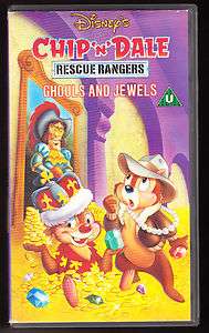 CHIP & N DALE   RESCUE RANGERS   GHOULS AND JEWELS   VHS PAL (UK 