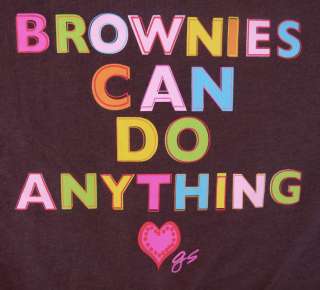 NEW Girls Scout Brownies Can Do Anything Top XLarge XL  