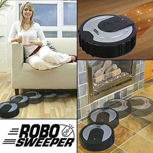 Robo Sweeper As Seen On TV Cordless Robot Floor Sweep New  