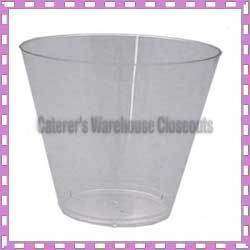 500 Clear Plastic Disposable Tumblers Cups 9 Oz. NIB  