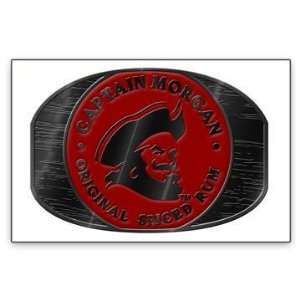 CAPTAIN MORGAN Rum Metal / Enamel Logo Belt BUCKLE