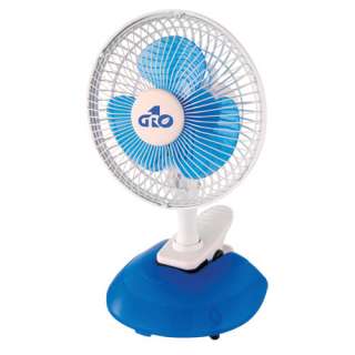 Gro1 6 Desk Top or Clip on Portable Fan  