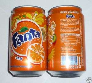 FANTA can VIETNAM 330ml ORANGE FLAVOUR Coca Cola New  