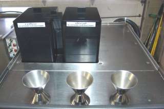   Black & White Commercial Automatic Espresso Coffee Machine  
