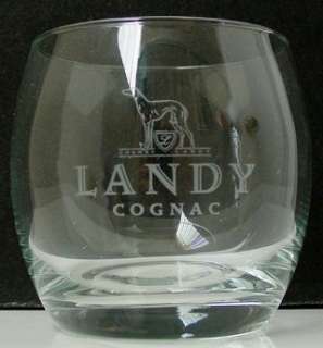 LANDY   BALLOON COGNAC GLASSES   Pair   Rare  
