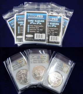 hoto is an example . Coins, Holders, labels and extra sleeve packs 