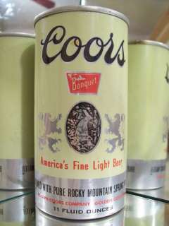 COORS 11 OZ OLD FLAT TOP BEER CAN 51 25  