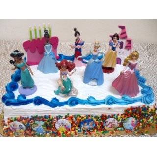   Buttons, Princess Castle and Birthday Cake Decorative Pieces