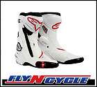 New Alpinestars S MX Plus Boot White Red Vented EU Size 40 Boots 