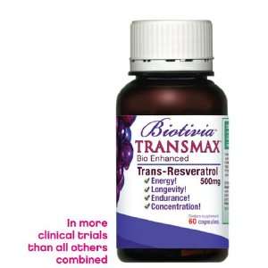  Transmax Resveratrol Supplement   30 capsules Health 