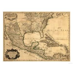  Southern United States and Central America   Panoramic Map 