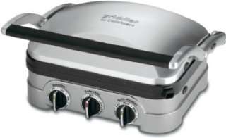 Cuisinart Griddler SS Grill/Griddle/Panini Press 086279007759  