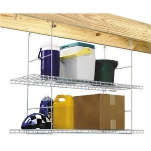 Storage Solutions 0500DS Rafter Hanging Storage Shelves, White  