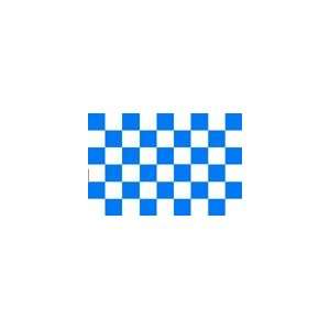  Checkered Polyester 5 x 3 Flag Royal Blue/ White