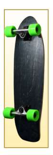 NEW Black Complete Longboards Mini Cruiser Skateboard  